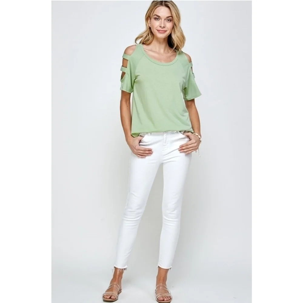 Cold Shoulder Top - Picture 4 of 7